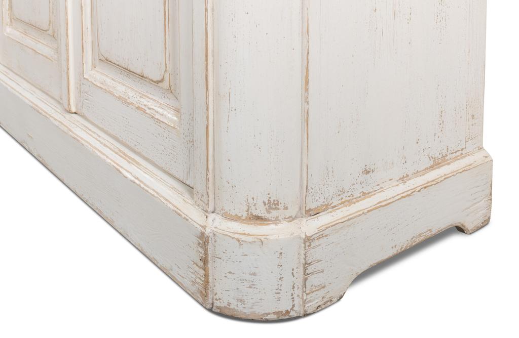 Provincial Living White Sideboard (6 Door) - Ornate Home