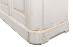 Provincial Living White Sideboard (6 Door) - Ornate Home