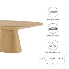 Provision Oak 47" Round Dining Table - Ornate Home