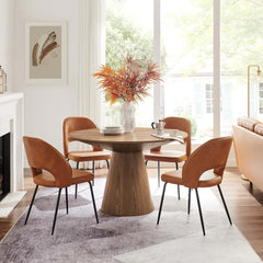 Provision Walnut 47" Round Dining Table - Ornate Home