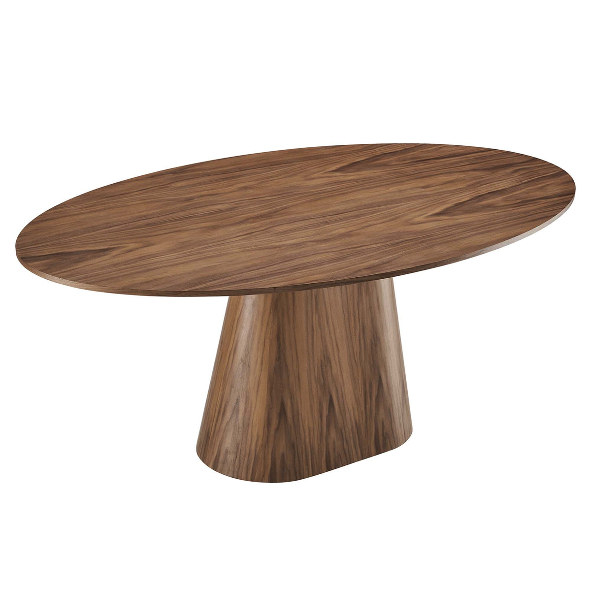 Provision Walnut 75" Oval Dining Table - Ornate Home