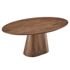 Provision Walnut 75" Oval Dining Table - Ornate Home