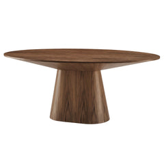 Provision Walnut 75" Oval Dining Table - Ornate Home