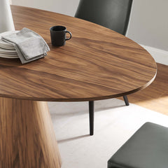 Provision Walnut 75" Oval Dining Table - Ornate Home