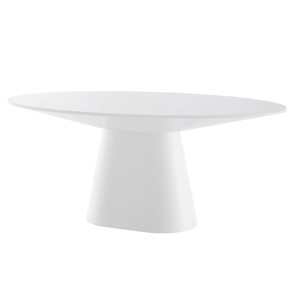 Provision White 75" Oval Dining Table - Ornate Home
