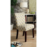 Prue Yellow/Gray Accent Chair (Set of 2) - Ornate Home