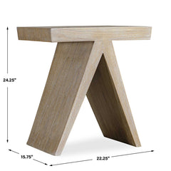 Pruitt Woodtone Modern Accent Table - Ornate Home