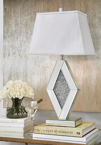 Prunella Silver Finish Table Lamp (Online Special Price) - Ornate Home