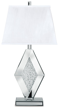 Prunella Silver Finish Table Lamp - Ornate Home