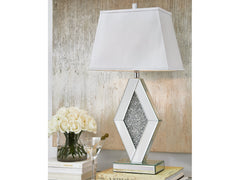 Prunella Silver Finish Table Lamp - Ornate Home