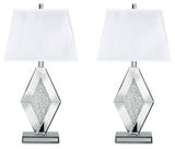 Prunella Silver Table Lamp (Set of 2) (Online Special Price) - Ornate Home