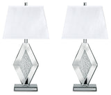 Prunella Silver Table Lamp (Set of 2) - Ornate Home