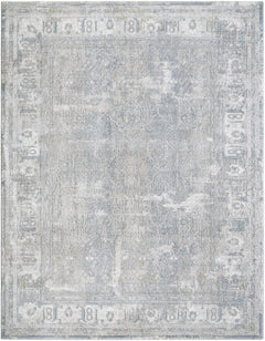 Pryce Blue Gray Thick Luxe Boutique Rug - Ornate Home