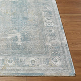 Pryce Blue Gray Thick Luxe Boutique Rug - Ornate Home