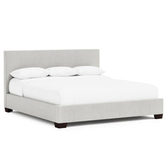 Pryce Light Gray Queen Panel Bed - Ornate Home