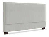 Pryce White/Cream Fabric Headboard King - Ornate Home