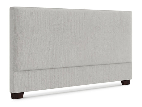 Pryce White/Cream Fabric Headboard King - Ornate Home