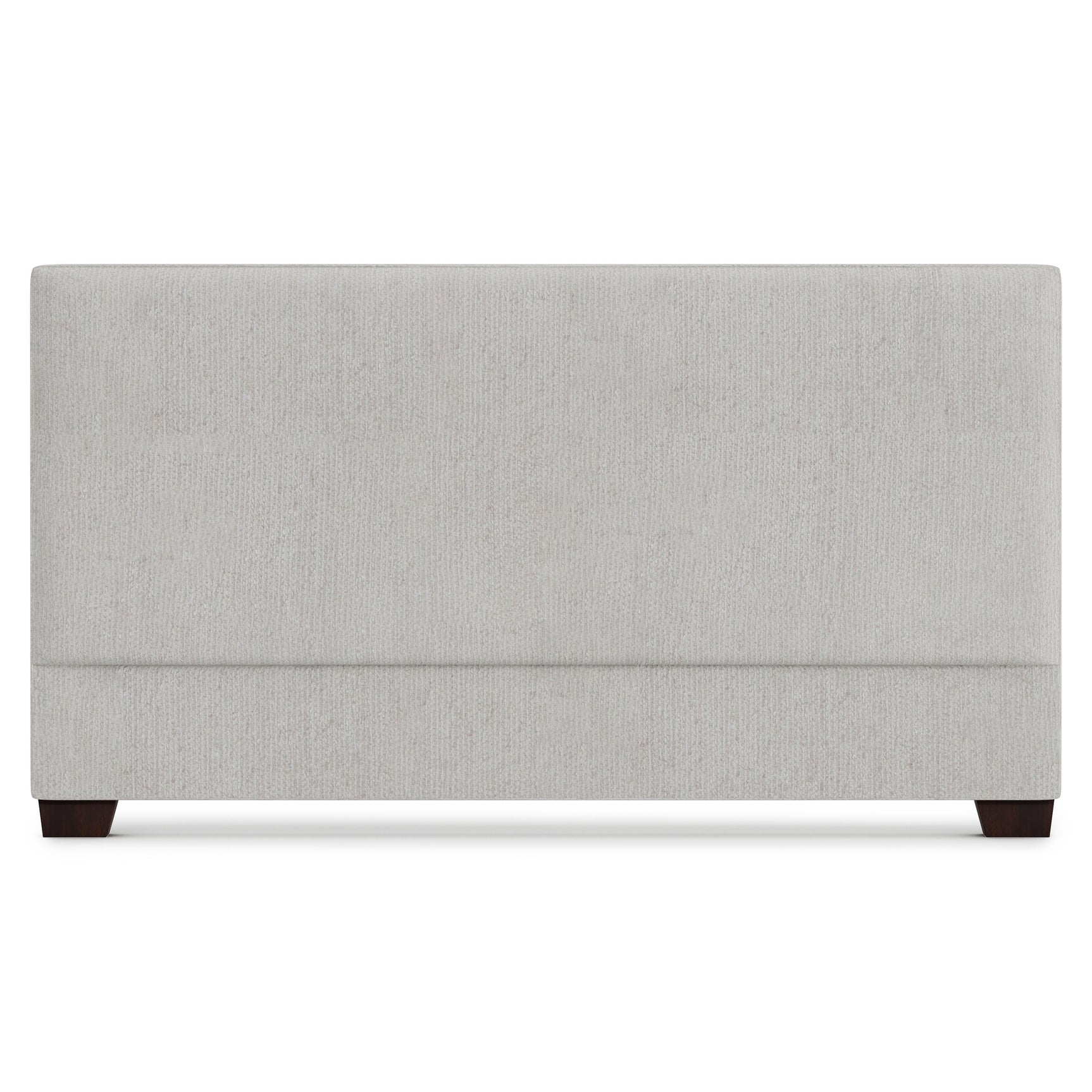 Pryce White/Cream Fabric Headboard King - Ornate Home