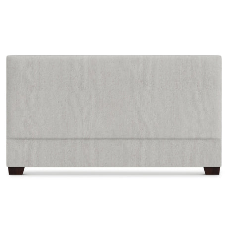 Pryce White/Cream Fabric Headboard King - Ornate Home