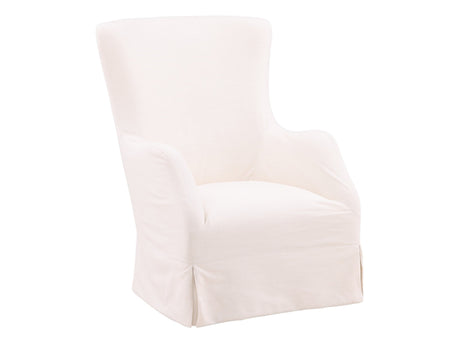 Pryce White Occasional Chair - Ornate Home