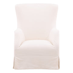 Pryce White Occasional Chair - Ornate Home