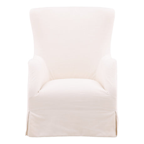 Pryce White Occasional Chair - Ornate Home