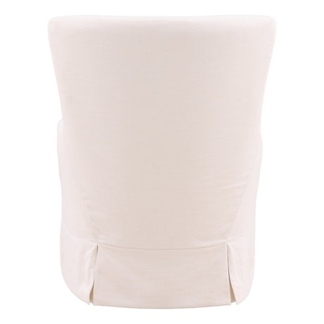 Pryce White Occasional Chair - Ornate Home