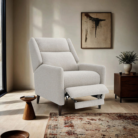 Psyche Beige Pushback Recliner - Ornate Home