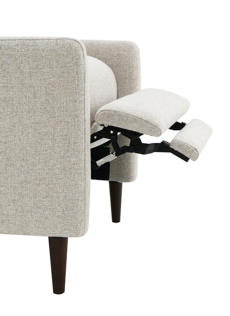 Psyche Beige Pushback Recliner - Ornate Home