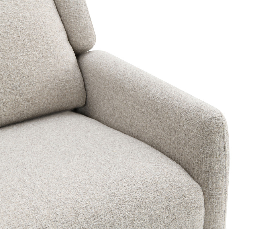 Psyche Beige Pushback Recliner - Ornate Home