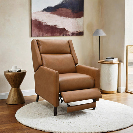Psyche Brown Pushback Recliner - Ornate Home