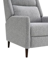 Psyche Gray Pushback Recliner - Ornate Home
