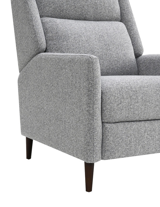Psyche Gray Pushback Recliner - Ornate Home