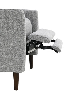Psyche Gray Pushback Recliner - Ornate Home
