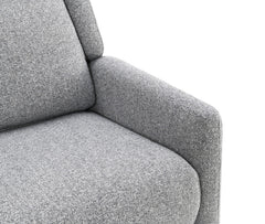 Psyche Gray Pushback Recliner - Ornate Home