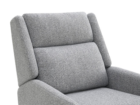 Psyche Gray Pushback Recliner - Ornate Home