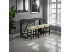 Ptolema Brown/Beige 4 Pc. Counter Ht. Table Set - Ornate Home