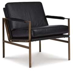 Puckman Black Accent Chair - Ornate Home