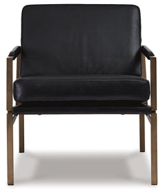 Puckman Black Accent Chair - Ornate Home