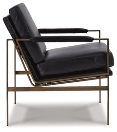 Puckman Black Accent Chair - Ornate Home