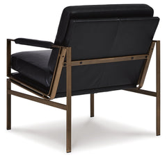 Puckman Black Accent Chair - Ornate Home