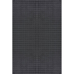 Puff Dark Gray Checkered Ultra Soft Plush Non Slip Washable Area Rugs - Ornate Home
