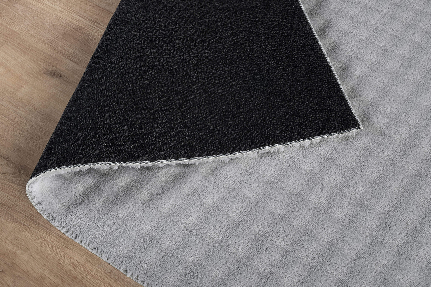 Puff Gray Checkered Ultra Soft Plush Non Slip Washable Area Rugs - Ornate Home