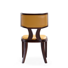 Pulitzer Dining Chair (Set of Two) in Camel and Walnut - Ornate Home