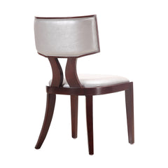 Pulitzer Dining Chair (Set of Two) in Silver and Walnut - Ornate Home