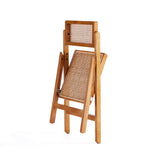 Pullman Folding Dining Chair in Nature Cane (set of 2) - Ornate Home