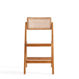 Pullman Folding Dining Chair in Nature Cane (set of 2) - Ornate Home