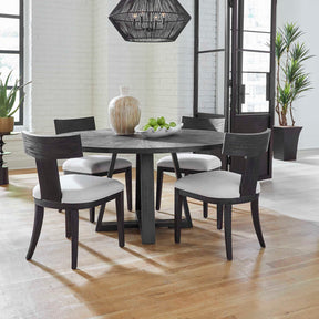 Pulsar Gray Walnut Round Dining Table - Ornate Home