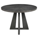 Pulsar Gray Walnut Round Dining Table - Ornate Home