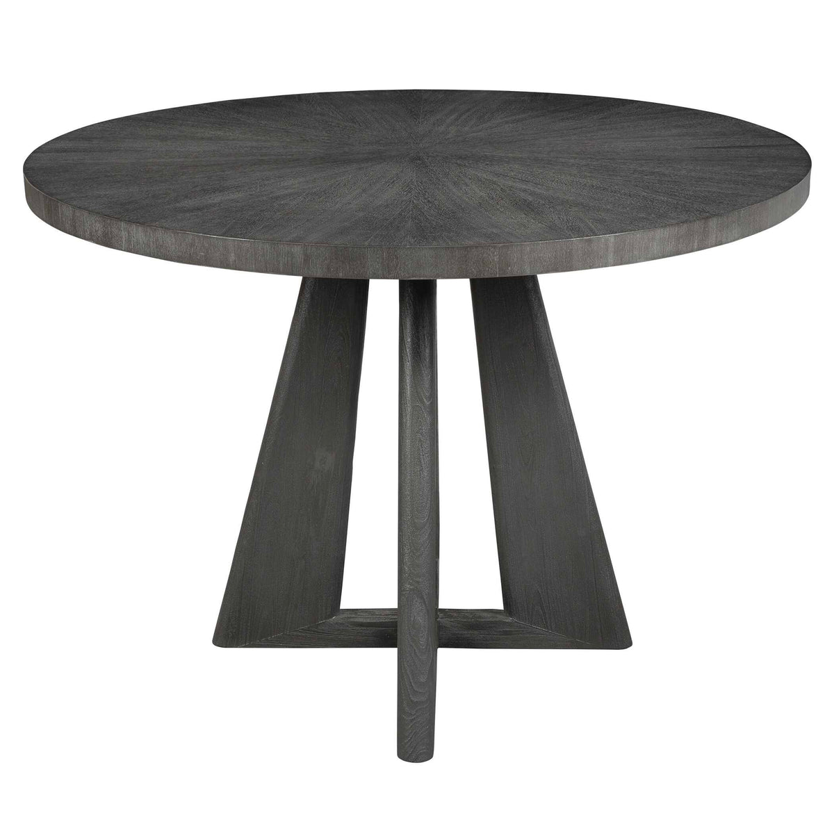 Pulsar Gray Walnut Round Dining Table - Ornate Home